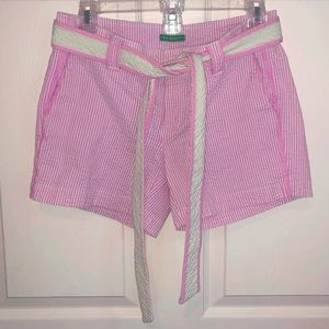 Lilly Pulitzer Seersucker Shorts Pink